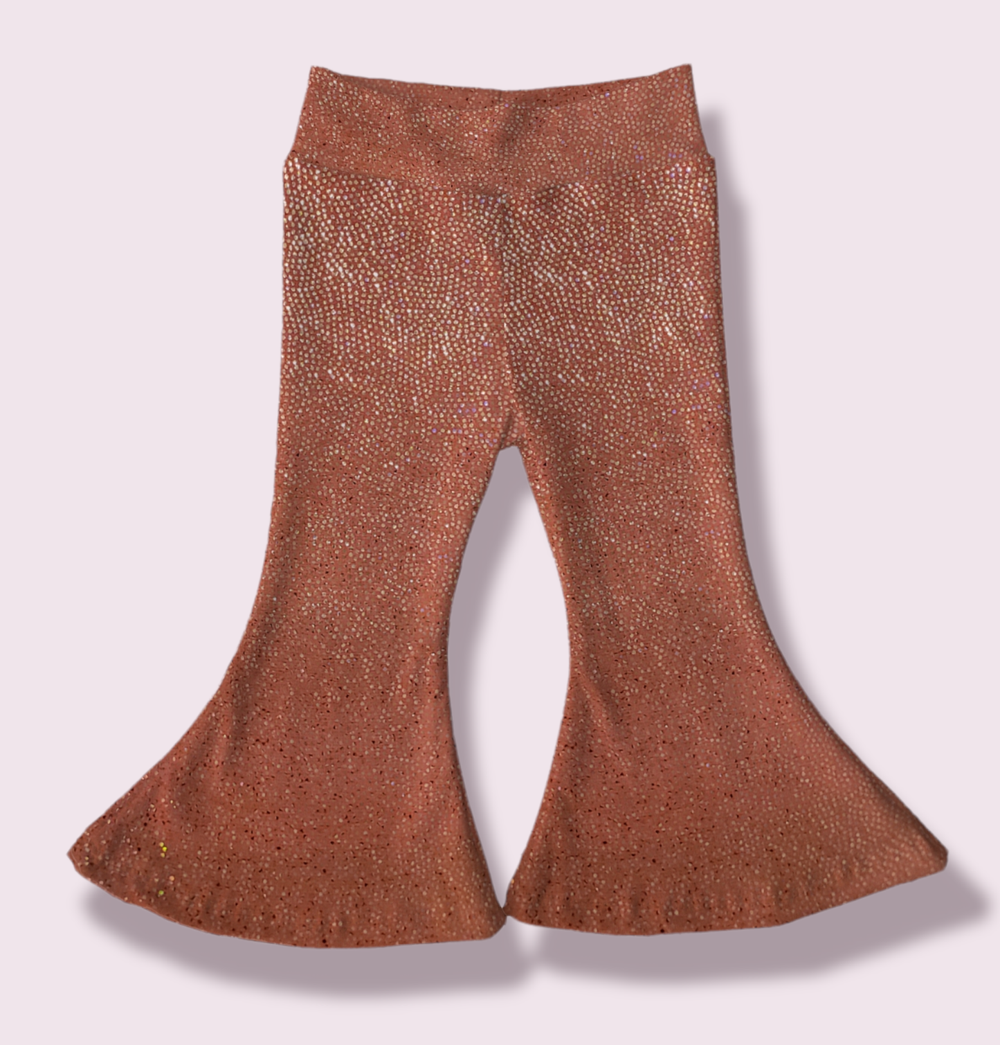 Metallic Flared Leggings
