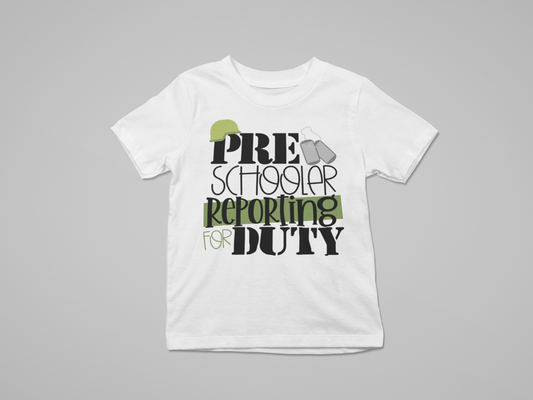 Reporting For Duty tee